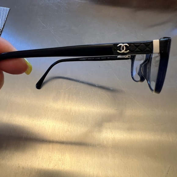 Chanel reading frames Navy Blue size 53-16-135 - Picture 5 of 8